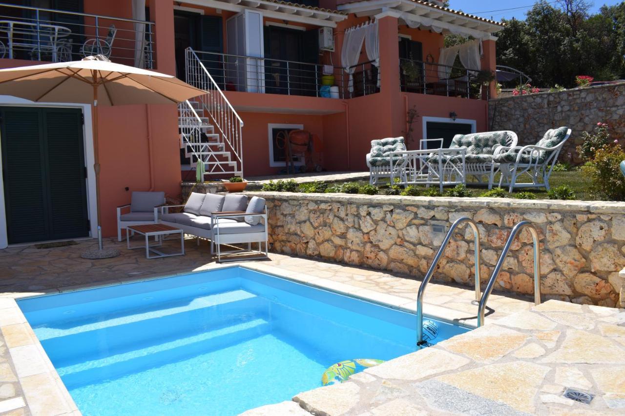 Villa Thetis With Private Pool Where The Sunsets Fade Away Áyios Nikítas Екстериор снимка