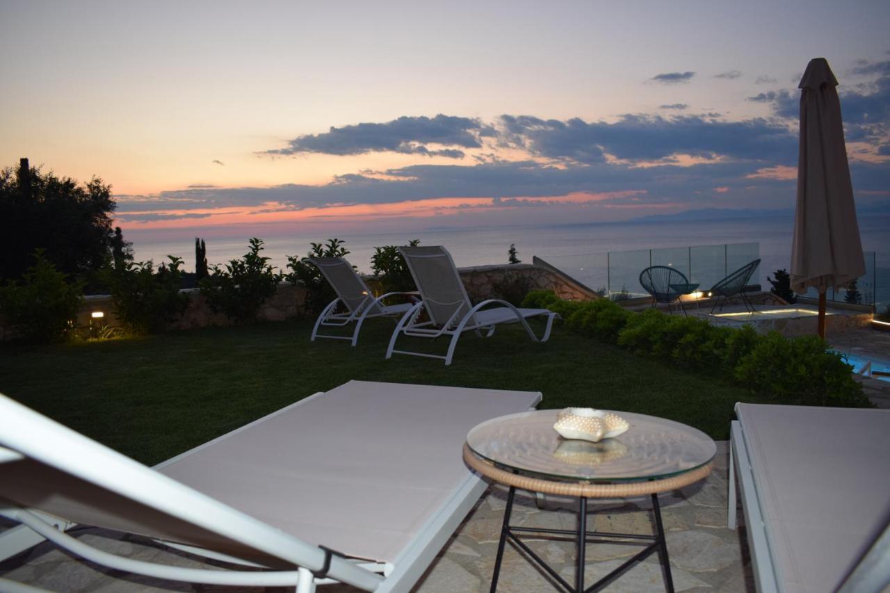 Villa Thetis With Private Pool Where The Sunsets Fade Away Áyios Nikítas Екстериор снимка