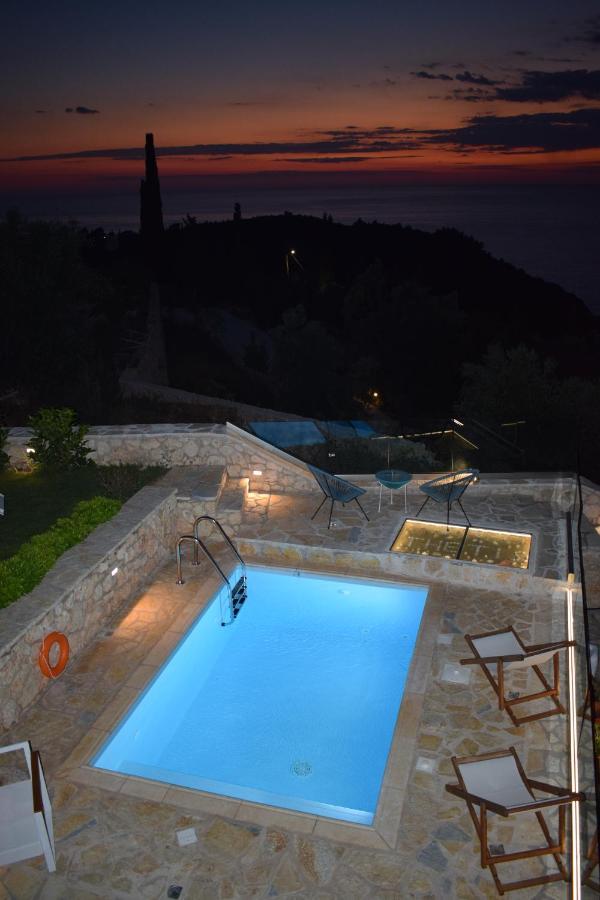 Villa Thetis With Private Pool Where The Sunsets Fade Away Áyios Nikítas Екстериор снимка