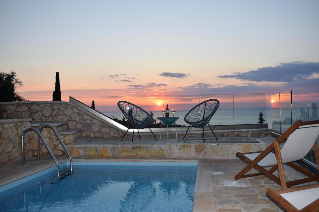Villa Thetis With Private Pool Where The Sunsets Fade Away Áyios Nikítas Екстериор снимка