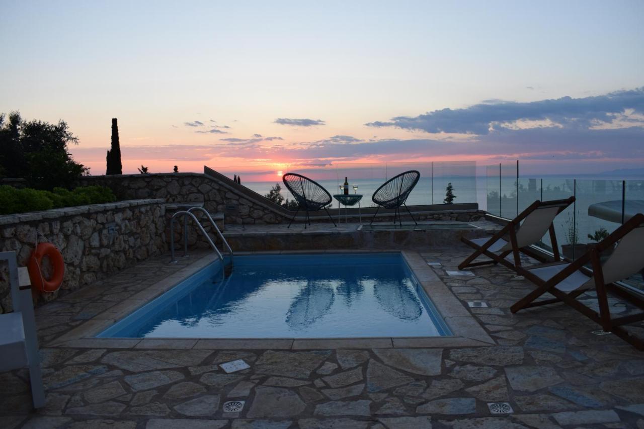 Villa Thetis With Private Pool Where The Sunsets Fade Away Áyios Nikítas Екстериор снимка