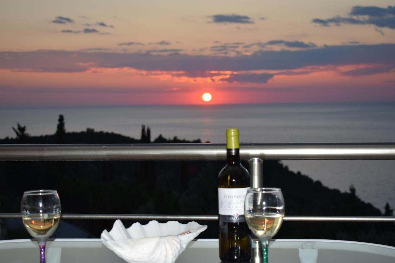 Villa Thetis With Private Pool Where The Sunsets Fade Away Áyios Nikítas Екстериор снимка