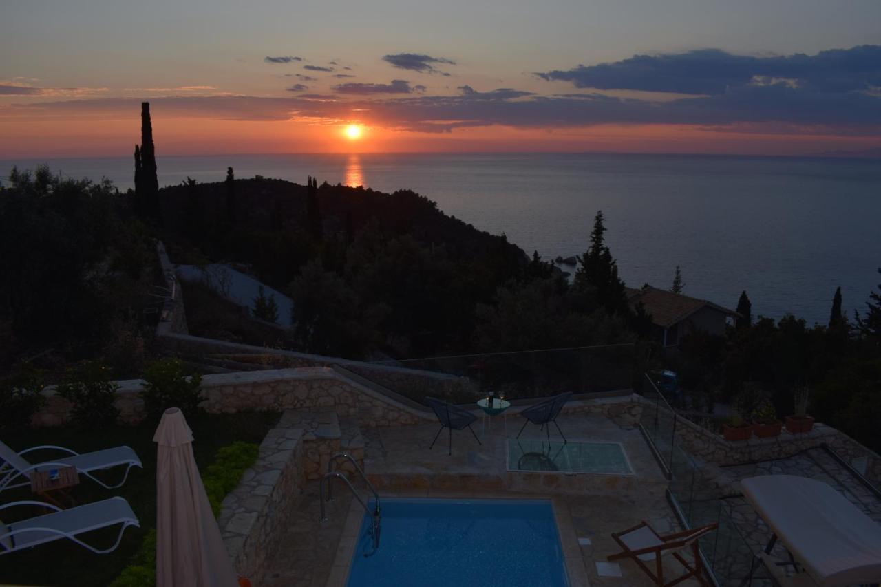 Villa Thetis With Private Pool Where The Sunsets Fade Away Áyios Nikítas Екстериор снимка