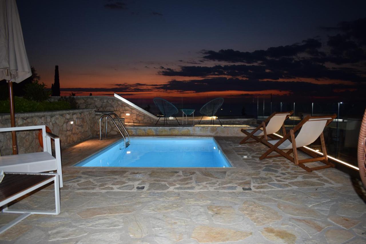 Villa Thetis With Private Pool Where The Sunsets Fade Away Áyios Nikítas Екстериор снимка