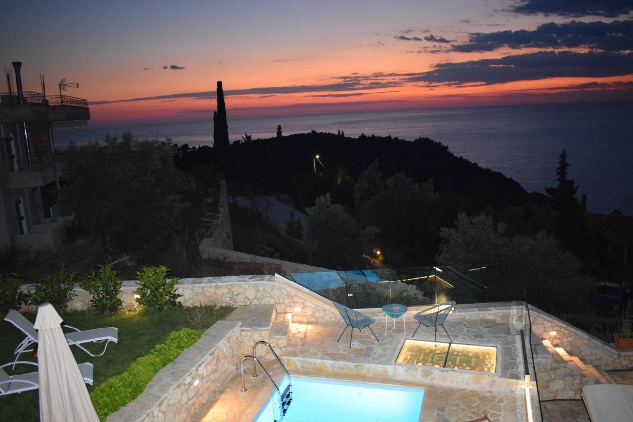 Villa Thetis With Private Pool Where The Sunsets Fade Away Áyios Nikítas Екстериор снимка