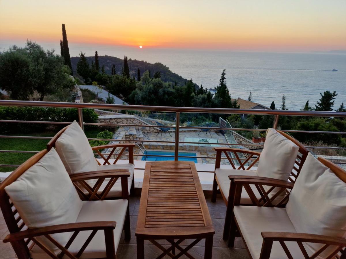 Villa Thetis With Private Pool Where The Sunsets Fade Away Áyios Nikítas Екстериор снимка