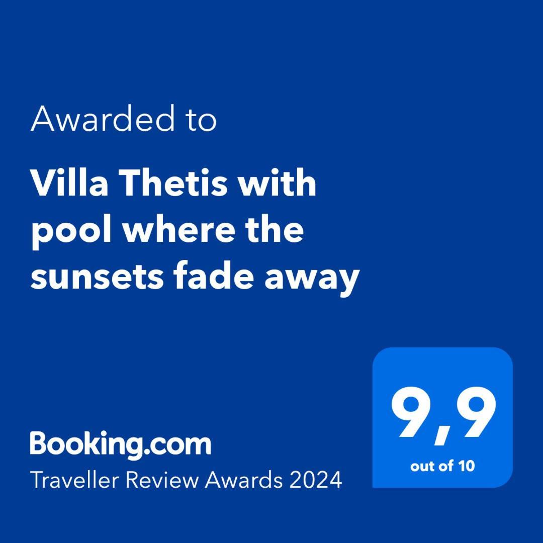Villa Thetis With Private Pool Where The Sunsets Fade Away Áyios Nikítas Екстериор снимка