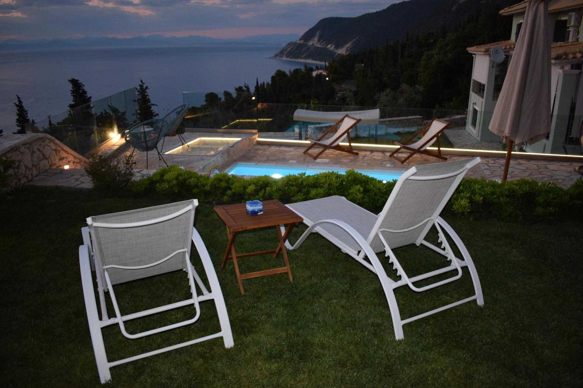 Villa Thetis With Private Pool Where The Sunsets Fade Away Áyios Nikítas Екстериор снимка
